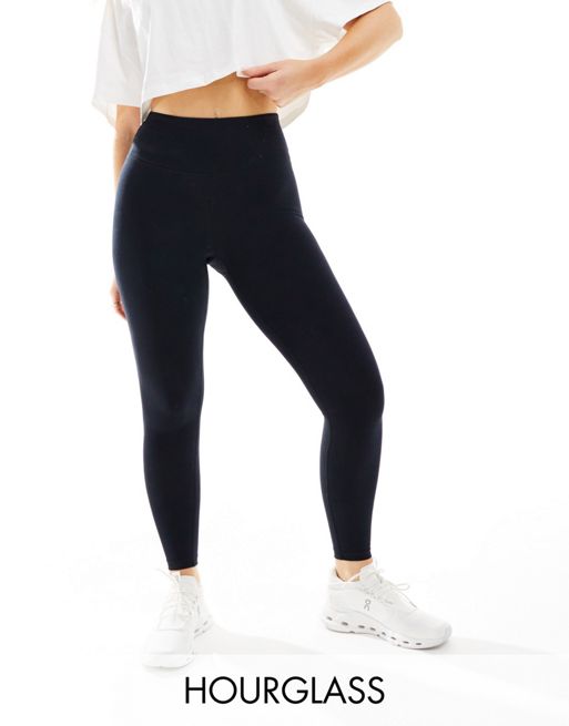 FhyzicsShops 4505 Icon Hourglass soft touch yoga legging  in black