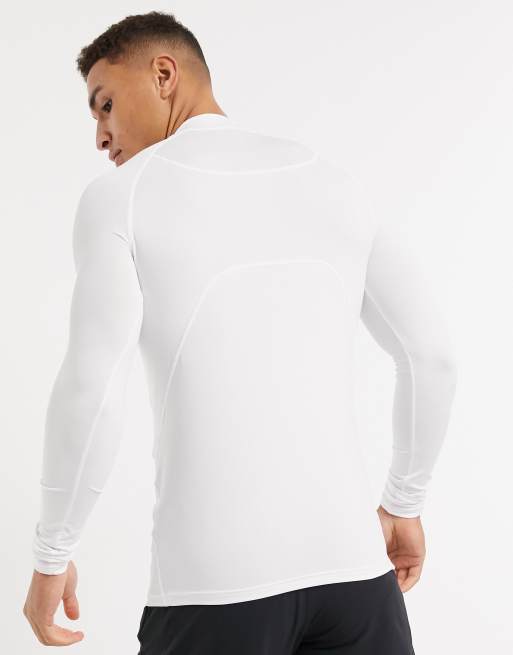 ASOS 4505 icon - Hvid, hurtigtørrende trænings-t-shirt med lange ærmer og basislag , 2 af 4