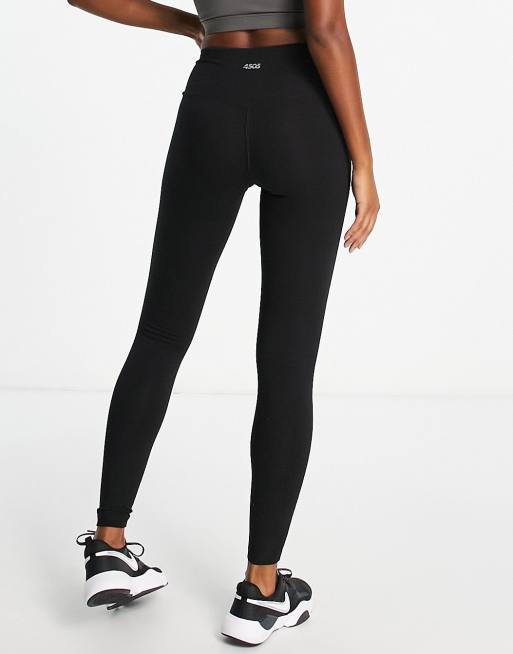 ASOS DESIGN high waisted cotton modal leggings in navy