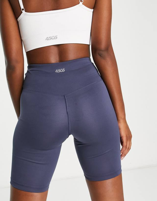 ASOS 4505 icon legging shorts with booty sculpt detail in navy