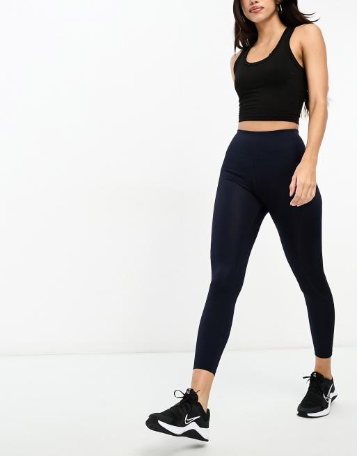 VFU DESIGN BLACK AND NAVY LEGGING WITH BUM SCULPT SEAM DETAIL – BOOPDOCOM