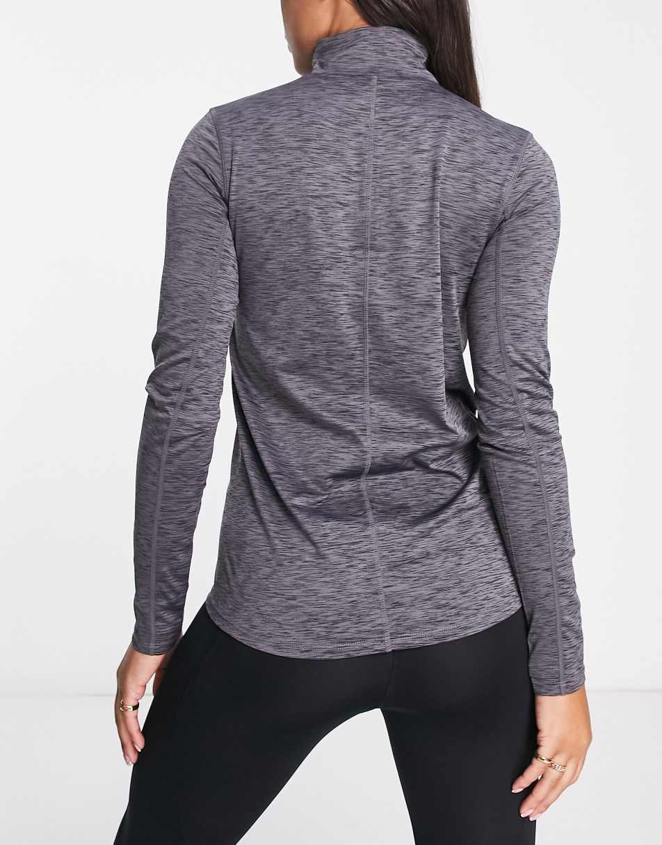 ASOS 4505 Icon long sleeve top with 1/4 zip