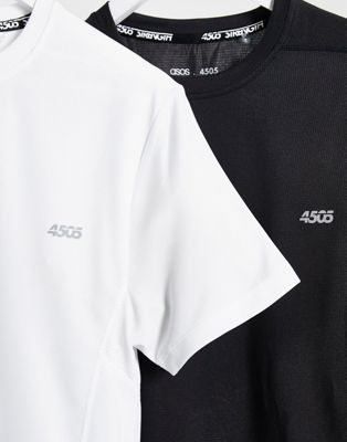 T-shirts et débardeurs 4505 - Icon - Lot de 2 t-shirts de sport en tissu à séchage rapide - ÉCONOMIE