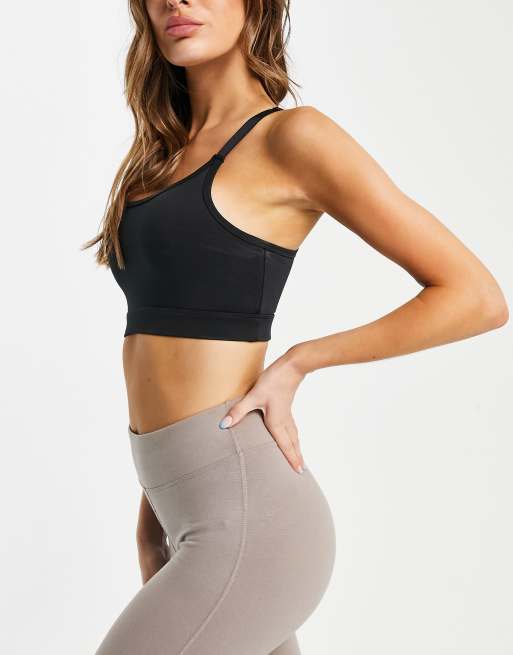 ASOS 4505 Icon medium support sports bra with adjustable straps in black , 2 of 4