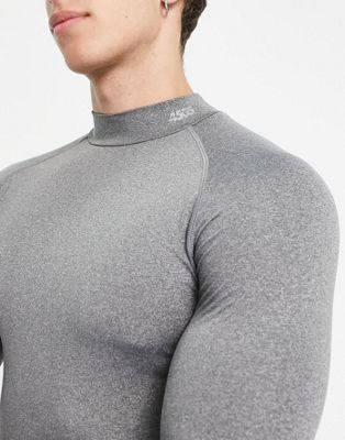 ASOS 4505 icon muscle fit long sleeve base layer with mock neck