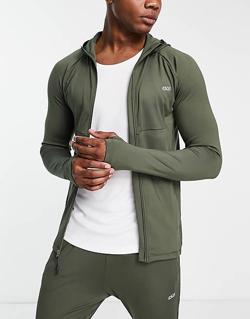 ASOS 4505 Icon muscle fit training hoodie with quick dry 