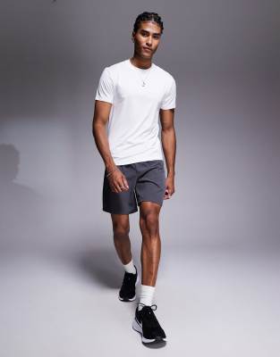 Asos 4505 Icon Muscle Fit Training T-shirt With Quick Dry 2 Pack In Multi