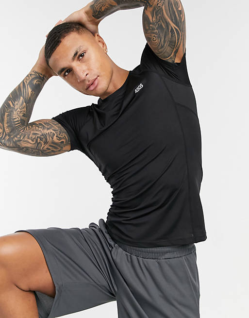 ASOS 4505 icon muscle fit training t-shirt with quick dry in black