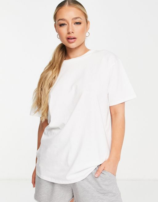 ASOS 4505 Icon oversized cotton t-shirt with quick dry in white - WHITE ...