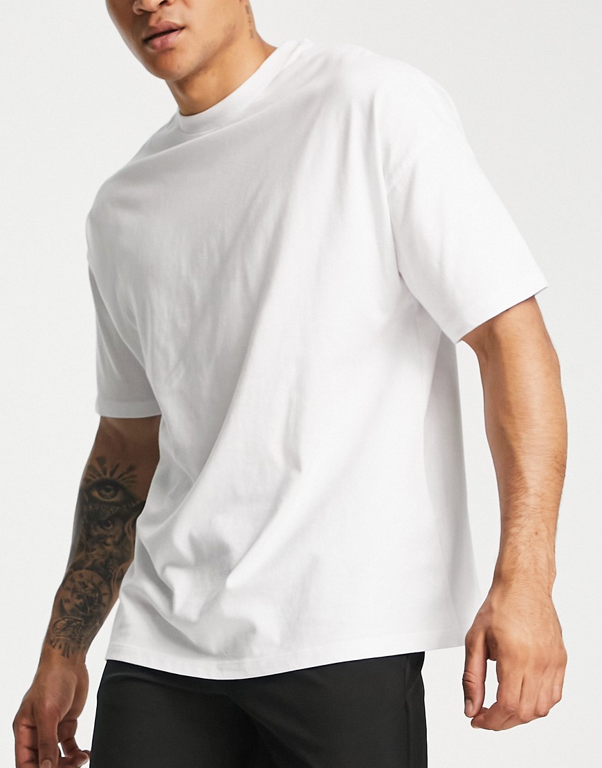 Asos Design 4505 Icon Oversized Training T-shirt In White