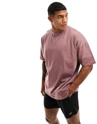 ASOS 4505 Icon oversized training t-shirt with quick dry in pink