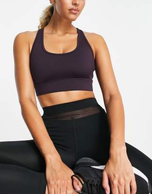 ASOS 4505 Icon performance medium support sports bra in purple