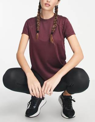 Asos Design 4505 Maternity Icon Performance T-shirt-red In Red