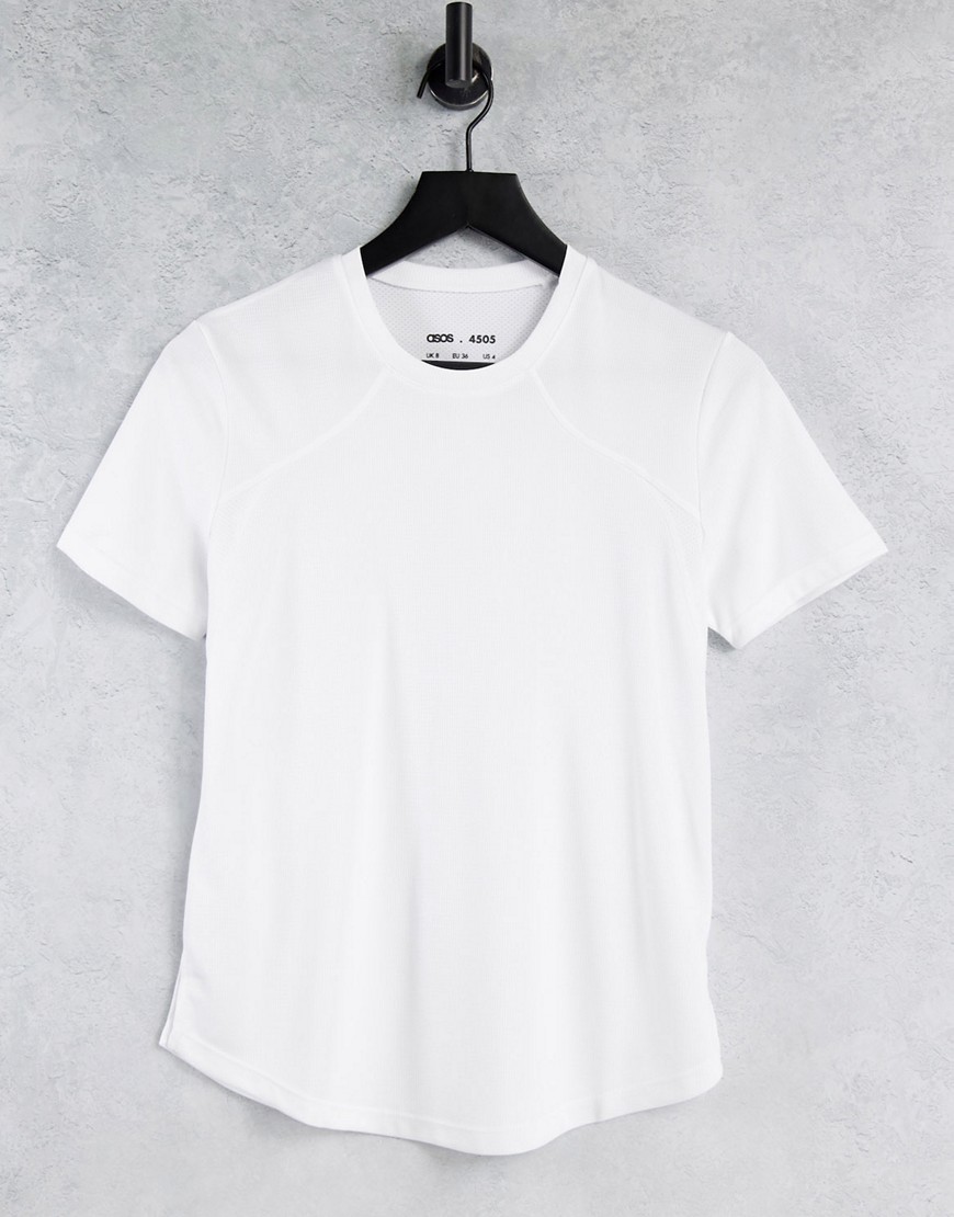 ASOS 4505 icon performance t-shirt-White