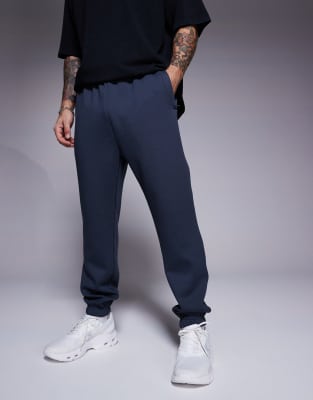 ASOS 4505 ASOS 4505 Icon quick dry tapered fit performance joggers in dark navy