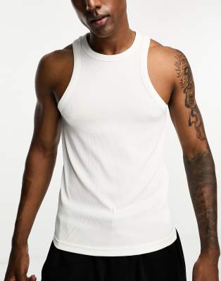 ASOS 4505 Icon tank top with drop arm hole in cotton with quick