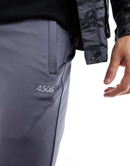 ASOS 4505 – Icon – Schmal geschnittene Trainings-Jogginghose in Anthrazitgrau aus schnell trocknendem Material , 2 von 5