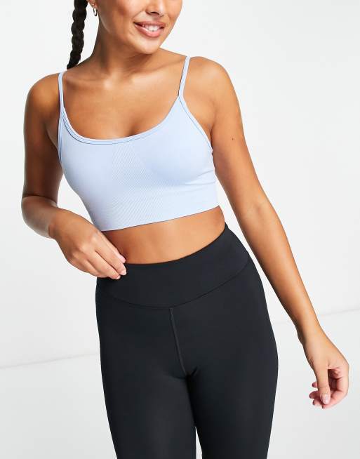 ASOS 4505 medium support sports bra with removable padding in