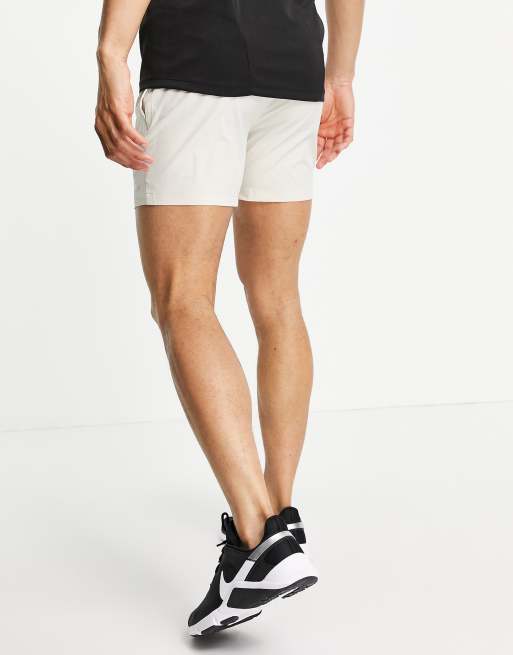ASOS 4505 - Icon - Short de sport mi-long 13 cm en tissu à séchage rapide - Taupe , 2 de 4