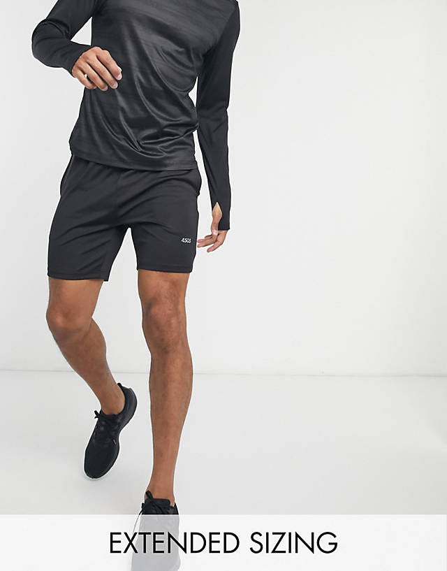 ASOS 4505 - icon skinny training shorts with quick dry in black