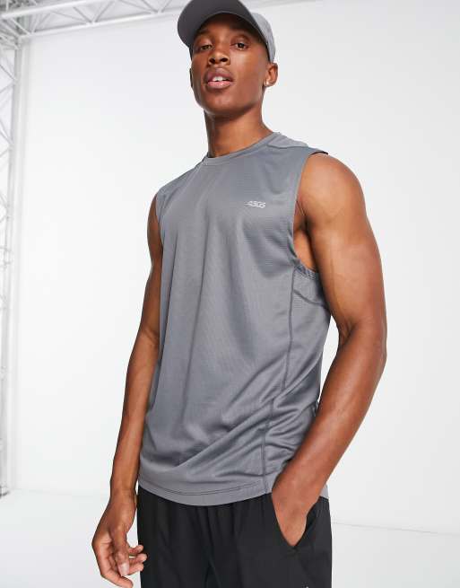 ASOS 4505 icon sleeveless training t-shirt with quick dry in grey