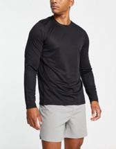 HIIT seamless muscle contour long sleeve t-shirt in grey