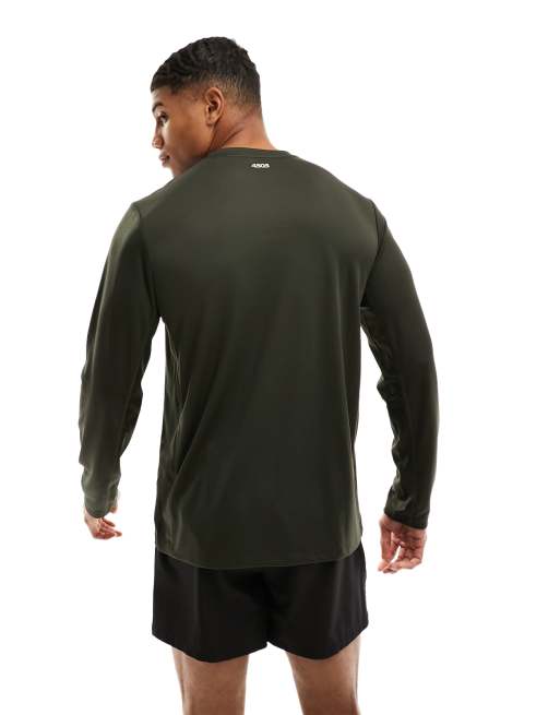 ASOS 4505 Icon slim fit long sleeve training t-shirt in mesh peformance  fabric with quick