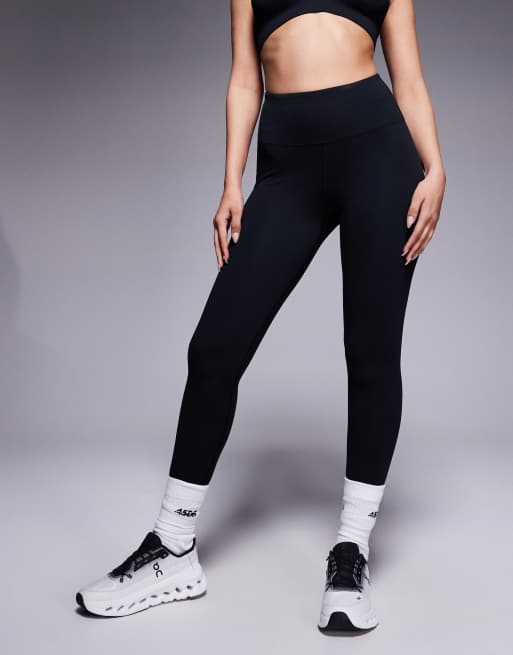 ASOS 4505 yoga gym leggings in soft touch fabric in brown