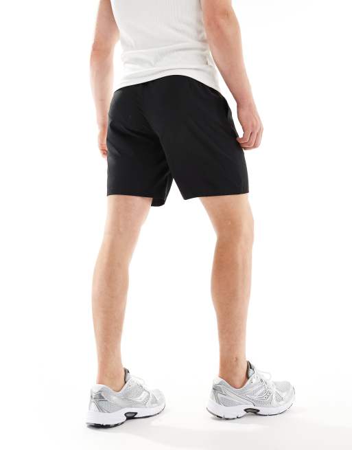 ASOS – 4505 Icon – Svarta och grå träningsshorts i snabbtorkande material med 13 cm benlängd, 2-pack, 3 av 5