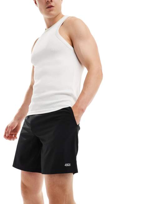 ASOS – 4505 Icon – Svarta och grå träningsshorts i snabbtorkande material med 13 cm benlängd, 2-pack, 5 av 5