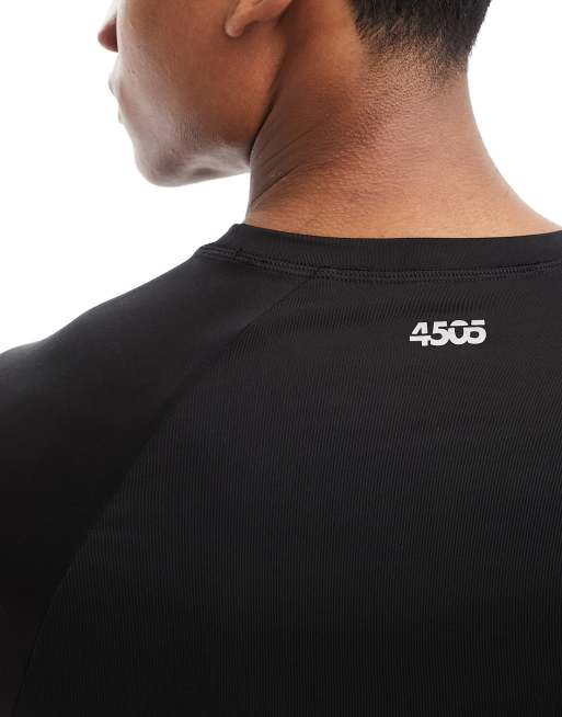 ASOS 4505 - Icon - T-shirt manches longues moulant à séchage rapide - Noir , 3 de 4