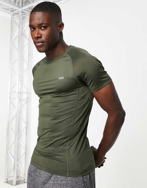 ASOS 4505 – Icon – T-shirt treningowy o kroju podkreślającym sylwetkę z szybkoschnącego materiału 