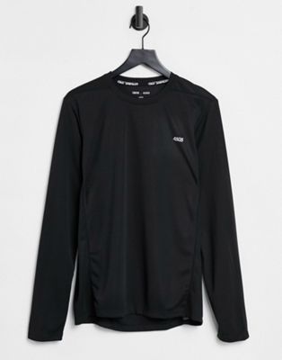 ASOS 4505 icon training long sleeve t-shirt with quick dry in black - ASOS Price Checker