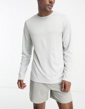 ASOS 4505 icon training base layer long sleeve t-shirt with quick dry in  white - ShopStyle