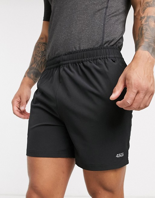ASOS 4505 icon training shorts in mid length with quick dry in black | ASOS