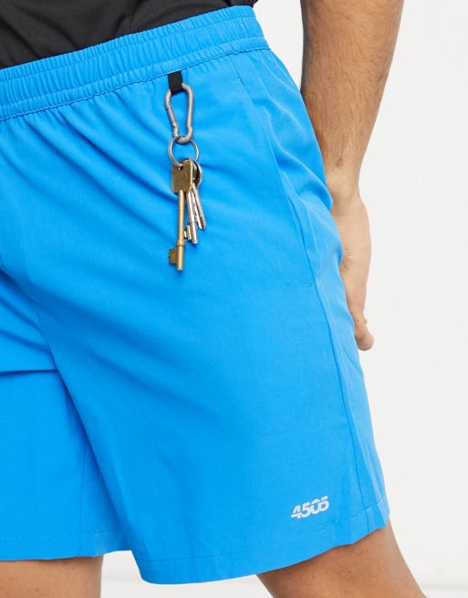 ASOS 4505 icon training shorts with quick dry in blue