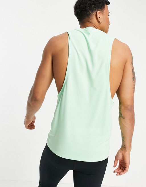ASOS 4505 Icon tank top with drop arm hole in cotton with quick
