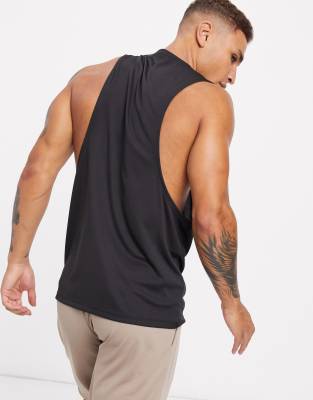 sleeveless dropped armhole