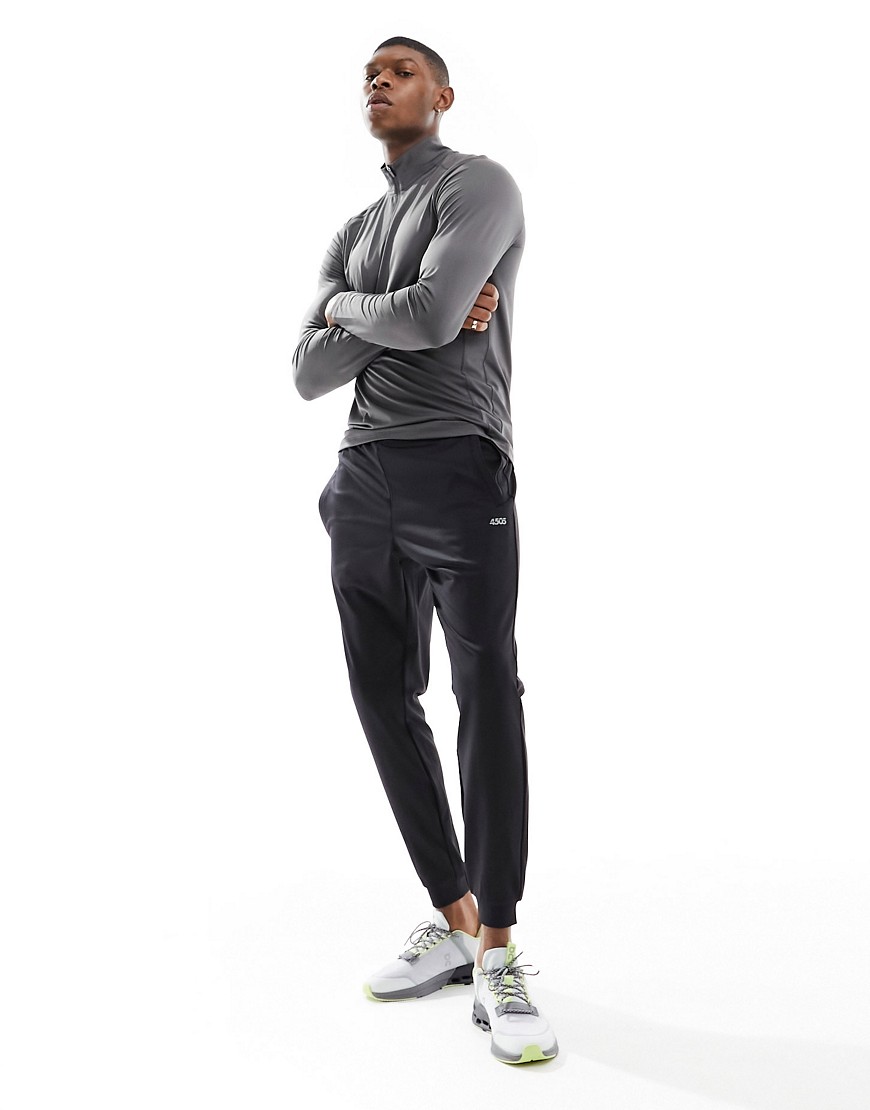 Asos Design 4505 Icon Training Slim Sweatpants With Quick Dry In Black
