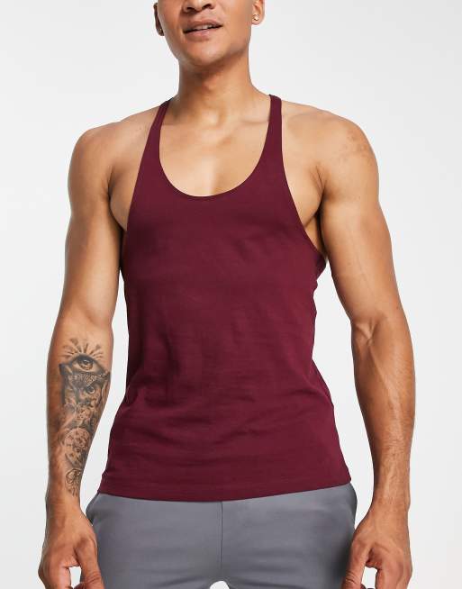 ASOS - 4505 - Icon Training - Stringer - Hurtigtørrende top i bordeaux