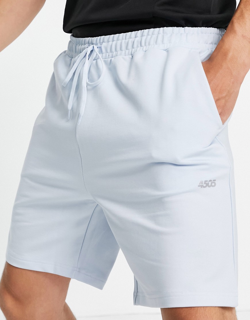 ASOS 4505 icon training sweat short with quick dry in blue-Blues