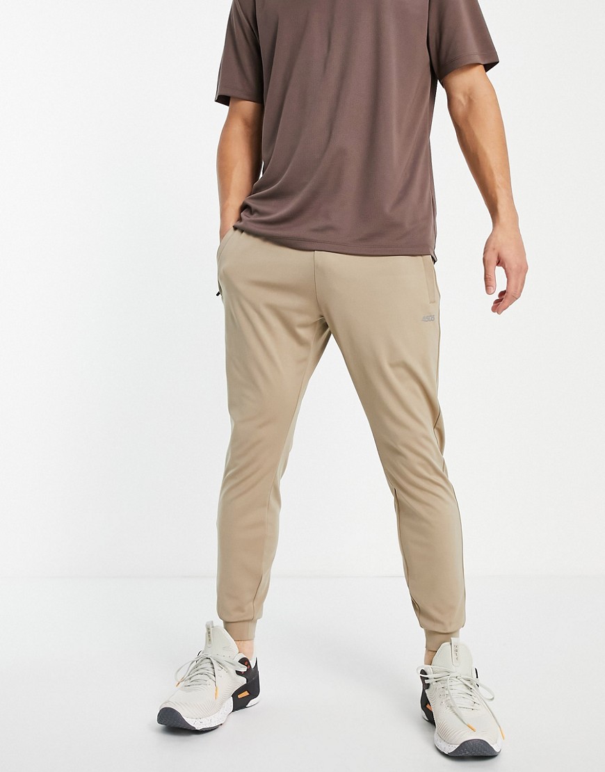 Asos Design 4505 Icon Training Sweatpants In Skinny Fit-neutral