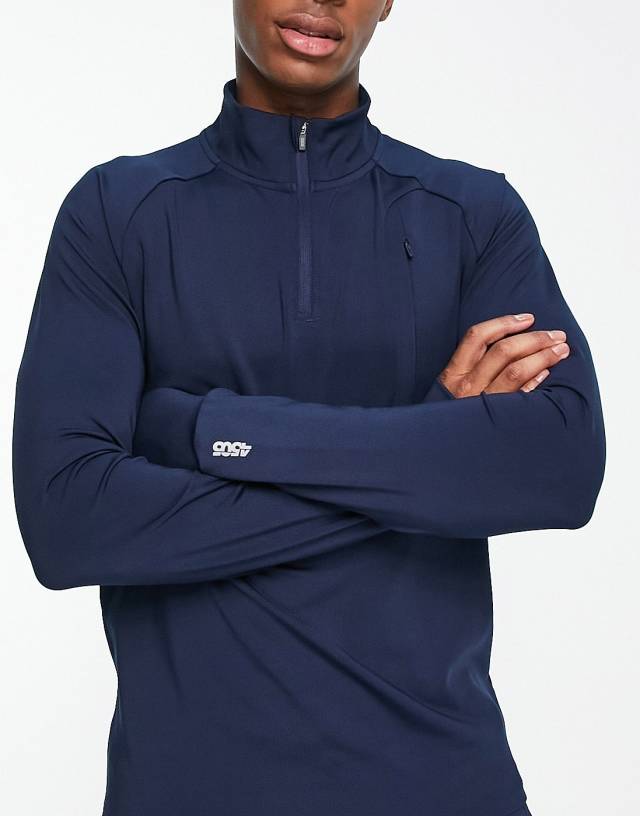 ASOS 4505 icon training sweatshirt with 1/4 zip