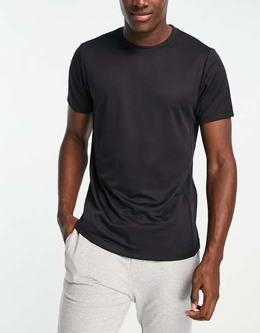 ASOS 4505 icon training t-shirt with quick dry in black  