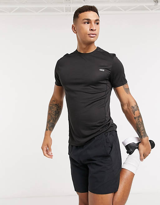 ASOS 4505 icon training t-shirt with quick dry in black | ASOS