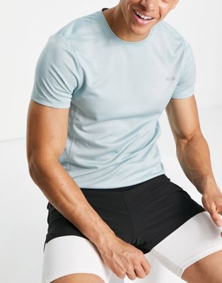ASOS 4505 icon training t-shirt with quick dry in dusty blue