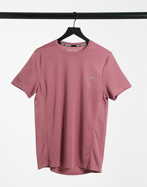 ASOS 4505 icon training t-shirt with quick dry in dusty pink