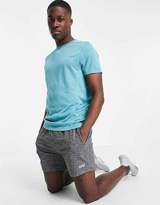 ASOS 4505 icon training t-shirt with quick dry in turquoise