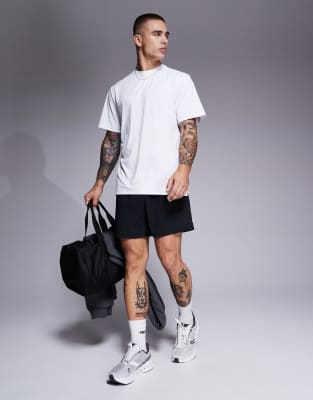 Asos 4505 Icon Training T-shirt With Quick Dry In White