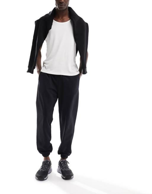 FhyzicsShops 4505 Icon training trackies with tapered fit with quick dry in black 